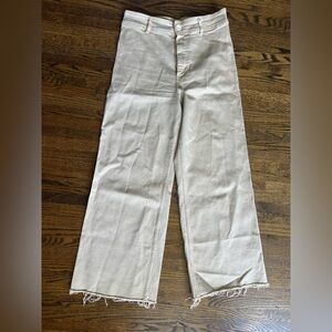 Zara Beige Marine pant Size 10